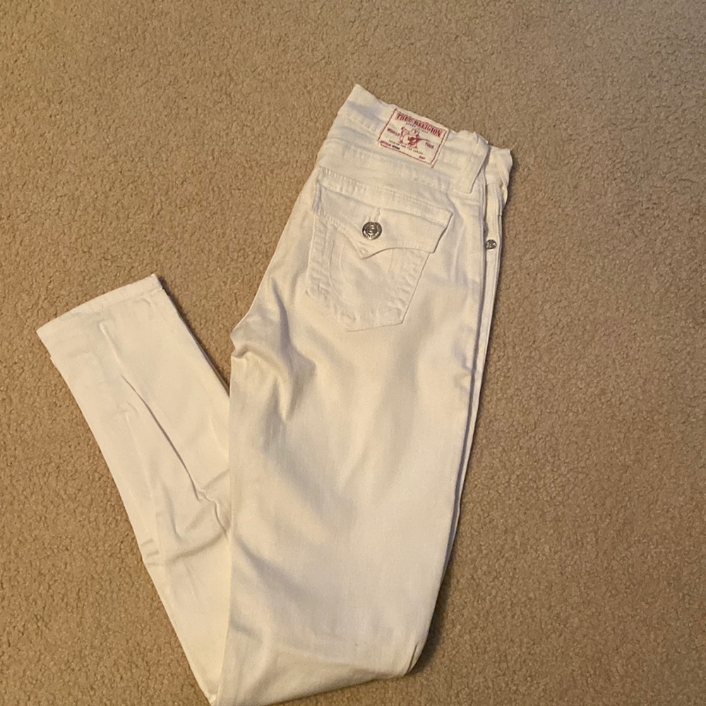 White True Religion denim